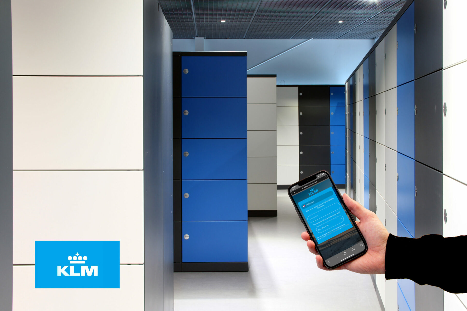 KLM_lockers and app